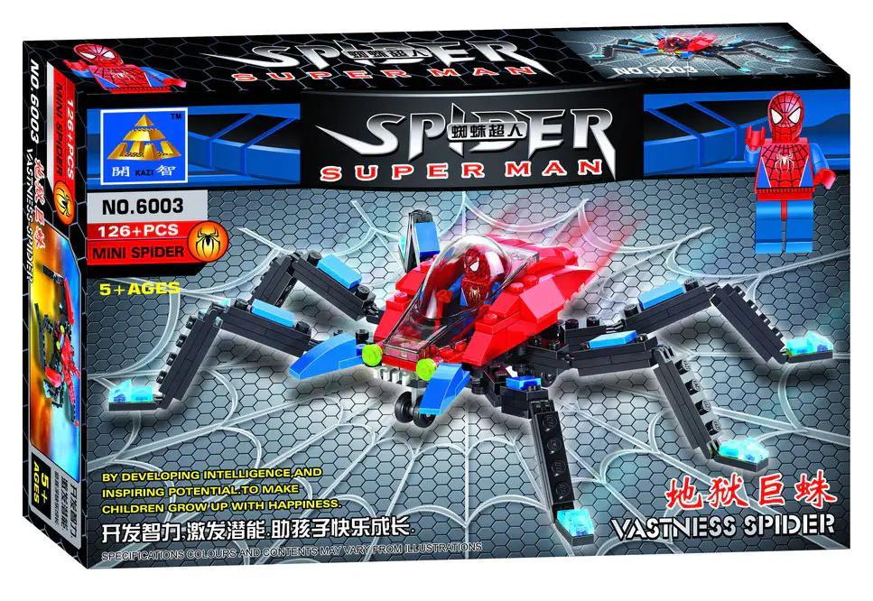 Bộ đồ chơi Spider-Man 6003 Vastness Spider KAZI