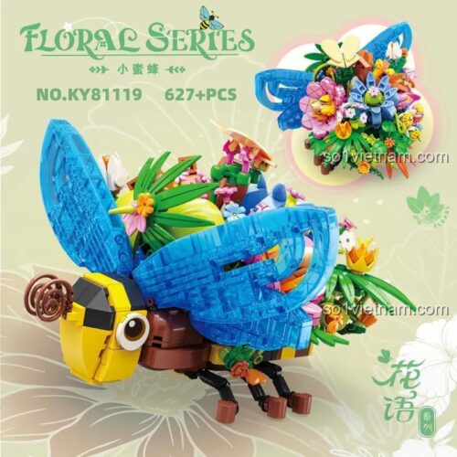 Hộp bộ lắp ghép Hoa ngữ Ong nhỏ KAZI 81119