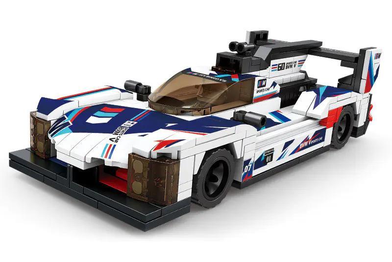 Bộ lắp ghép Xe Đua BMW M Hybrid V8 KAZI KY6136 giá tốt cho bé trai 6 tuổi, mô hình xe đua BMW M Hybrid V8 305 chi tiết, thiết kế chân thực.