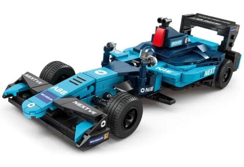 Bộ lắp ghép Xe Đua Công Thức E NIO TCR KAZI KY6137 chất lượng cao, giá tốt cho bé trai 6 tuổi, hộp sản phẩm