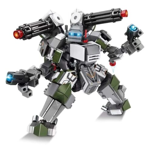 Bộ lắp ghép Robot Dã Chiến Lãng Khách Nguy Hiểm KAZI KY6624, đồ chơi mô hình 445 mảnh cho bé trai 8 tuổi, giá tốt.