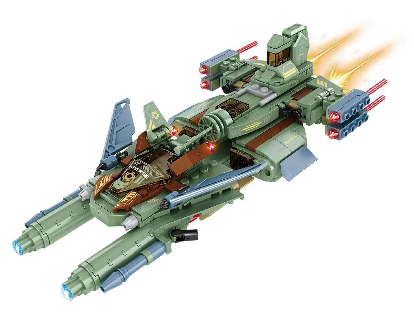 bộ lắp ghép Tàu chiến không gian Nomad KAZI KY6629, đồ chơi lắp ráp cho con trai 6 tuổi, giá tốt