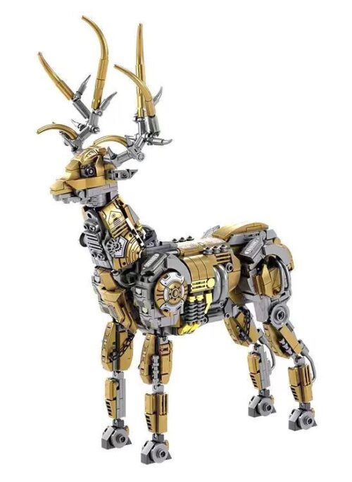 Mô hình bộ lắp ghép Tuần Lộc Máy Móc KAZI KY7711 với thiết kế cyberpunk độc đáo, phù hợp cho con trai 12 tuổi, giá rẻ.
