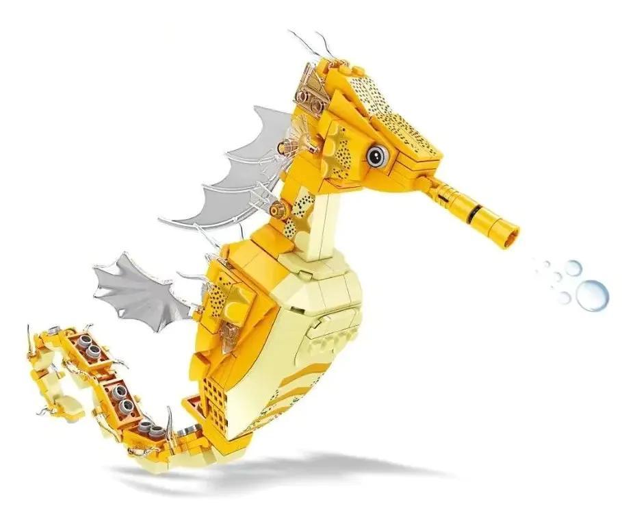 Bộ lắp ghép KAZI KY80047 Hải mã đại dương, đồ chơi mô hình sinh vật biển màu vàng sống động, phù hợp cho bé trai và bé gái 6 tuổi, giá tốt.