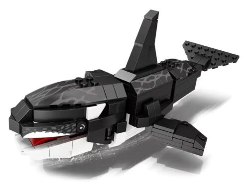 Bộ lắp ghép KAZI KY80048 Mô hình Cá voi sát thủ Orca 289 mảnh ghép, đồ chơi lắp ráp động vật biển cho bé trai 6 tuổi giá tốt