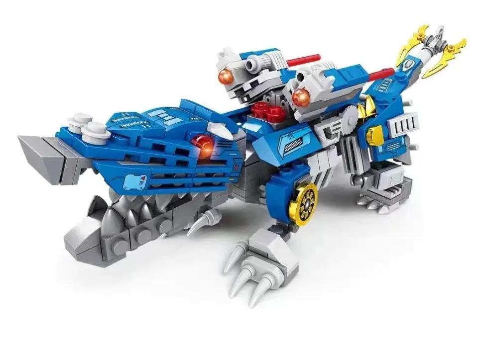 Cơ Giáp Thú: Dũng Chiến Đế Ngạc Thú KAZI KY8088 - Robot khủng long lắp ghép cho bé trai 6 tuổi