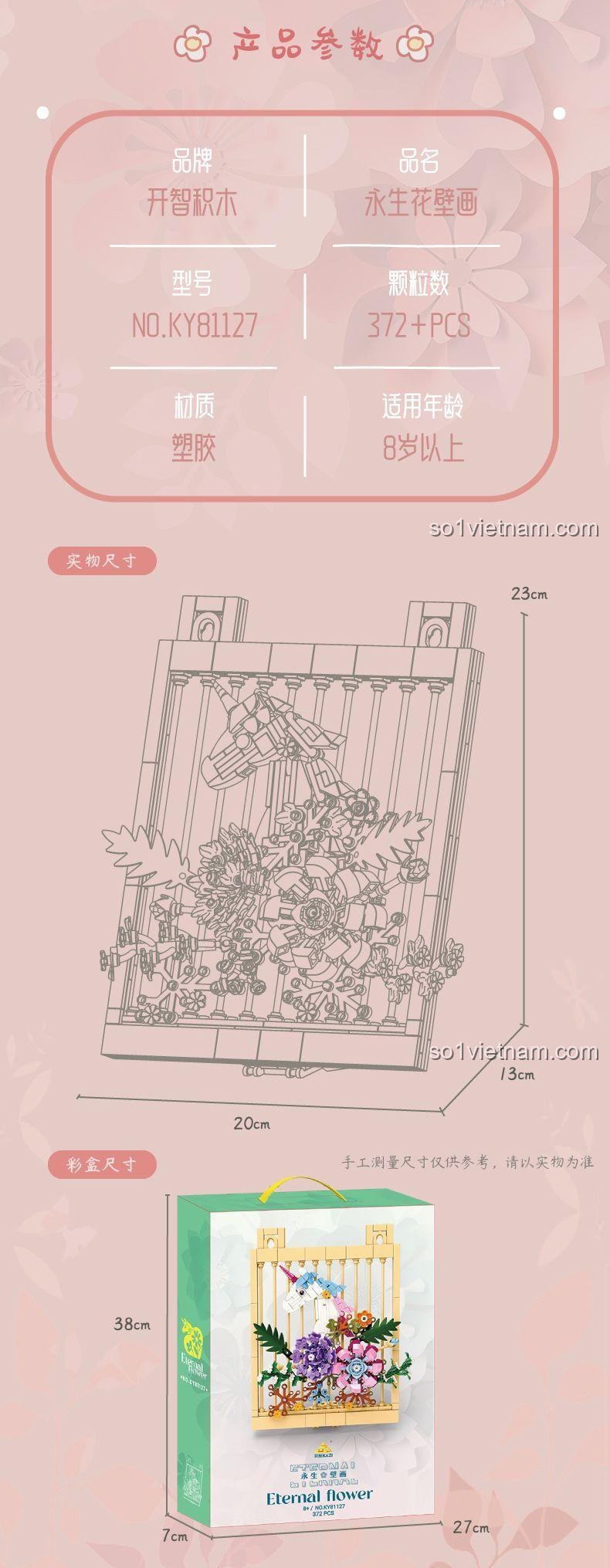 bộ đồ chơi Mô hình kỳ lân KY 81127 Treo Tường Trang Trí cho con gái 8 tuổi giá trị cao