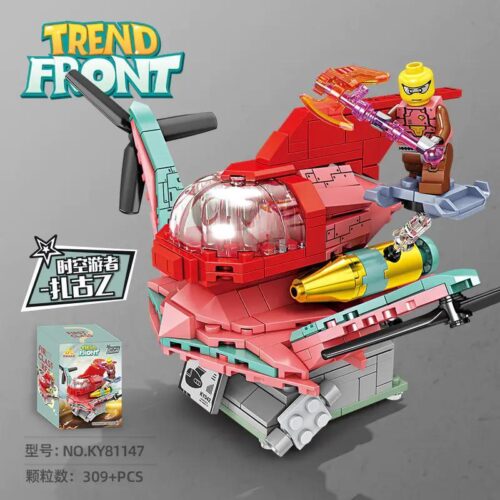 Bộ lắp ghép Phi thuyền Thời Không KAZI KY81147 309 mảnh, Tương thích LEGO®, dành cho bé trai 8 tuổi, có minifigure cầm vũ khí phát sáng, phi thuyền bay trong vũ trụ, giá tốt