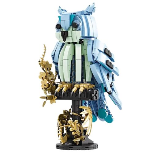 Đèn bàn hình cú mèo KAZI KY81151 lắp ráp, đồ chơi mô hình sáng tạo cho bé 8 tuổi