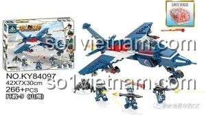 Bộ lắp ghép Xe Tăng Chiến Đấu T-34 KAZI KY8118 199 Mảnh Tỉ lệ 1:72 Bắn đạn nhựa