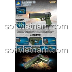 Bộ lắp ghép Xe Tăng Chiến Đấu T-34 KAZI KY8118 199 Mảnh Tỉ lệ 1:72 Bắn đạn nhựa