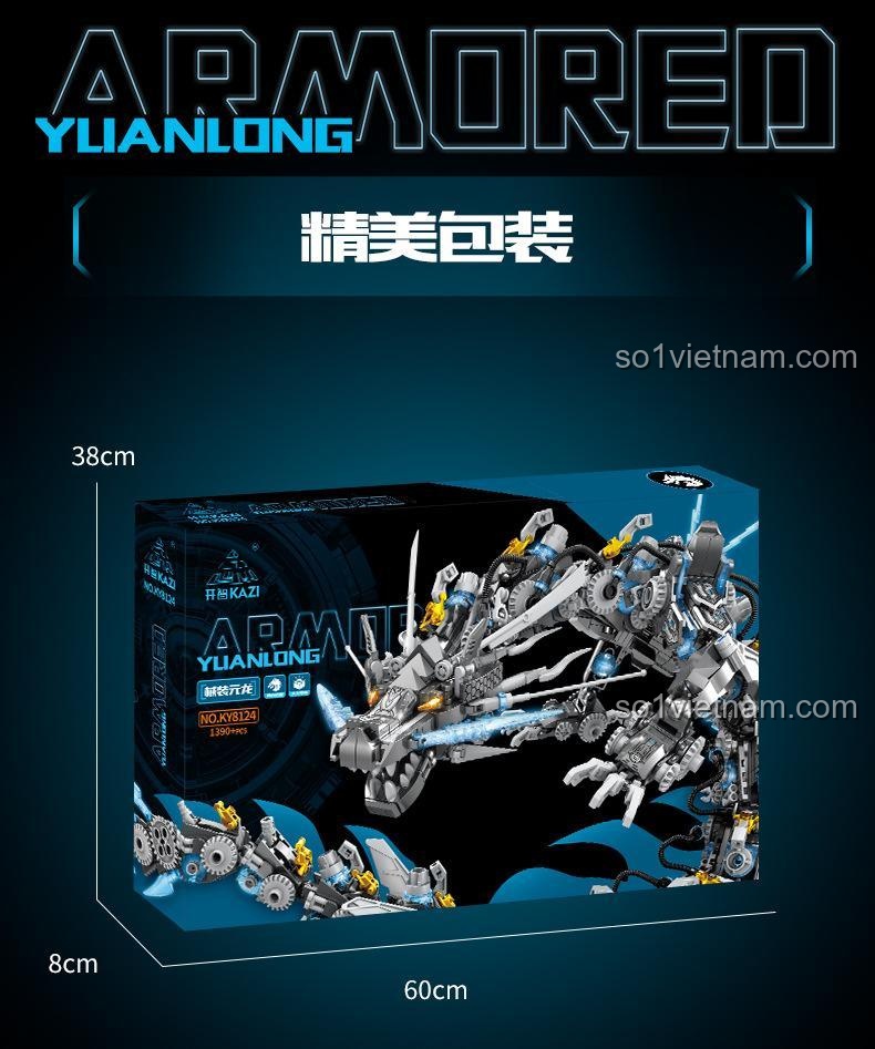 Chi tiết mô hình Pháo quang lưu dạng dài của bộ lắp ghép KAZI KY8124