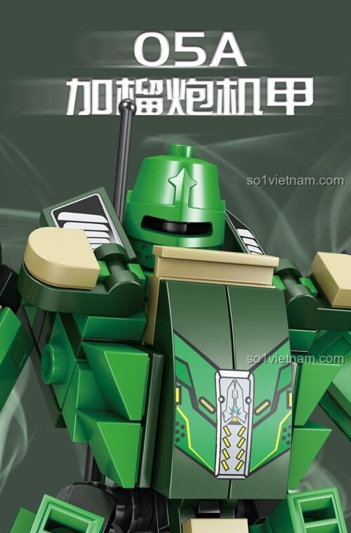 đồ chơi lắp ráp Robot Chiến Đấu 05A KAZI KY84128, chi tiết tinh xảo, chất lượng cao cho bé trai 6 tuổi