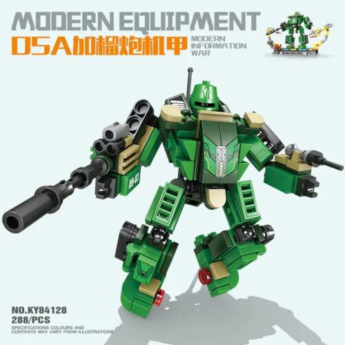 bộ lắp ghép Robot Cơ Giáp Pháo Tự Hành 05A KAZI KY84128, đồ chơi mô hình cho con trai 6 tuổi, giá tốt, có ảnh hộp sản phẩm