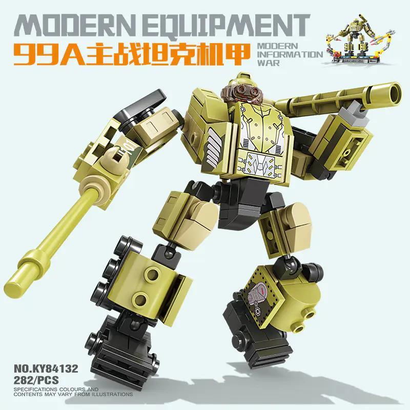 bộ lắp ghép Mô hình Mecha Xe Tăng Chiến Đấu 99A KAZI KY84132 giá tốt cho Con trai 6 tuổi