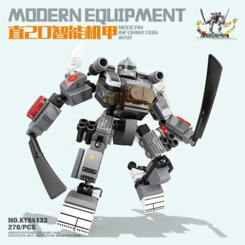 Bộ lắp ghép KAZI KY84133 Cơ Giáp Z-20 Thông Minh 270 mảnh, đồ chơi robot chiến đấu cho bé trai 6 tuổi, giá tốt.