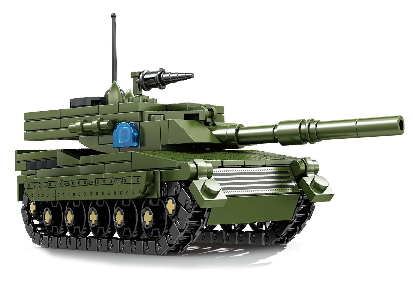 Mô hình Xe Tăng Chủ Lực Công Cừu C1 KAZI KY84152, đồ chơi lắp ghép quân sự 291 chi tiết, chất lượng cao, cho bé trai 6 tuổi.