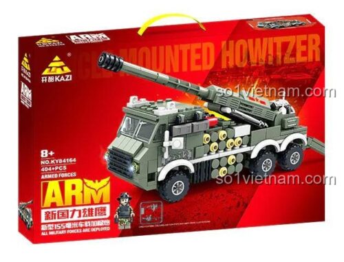 Hộp sản phẩm xe pháo tự hành 155mm KAZI KY84164