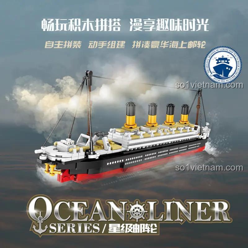 Mô hình Du thuyền Titanic KAZI KY87029