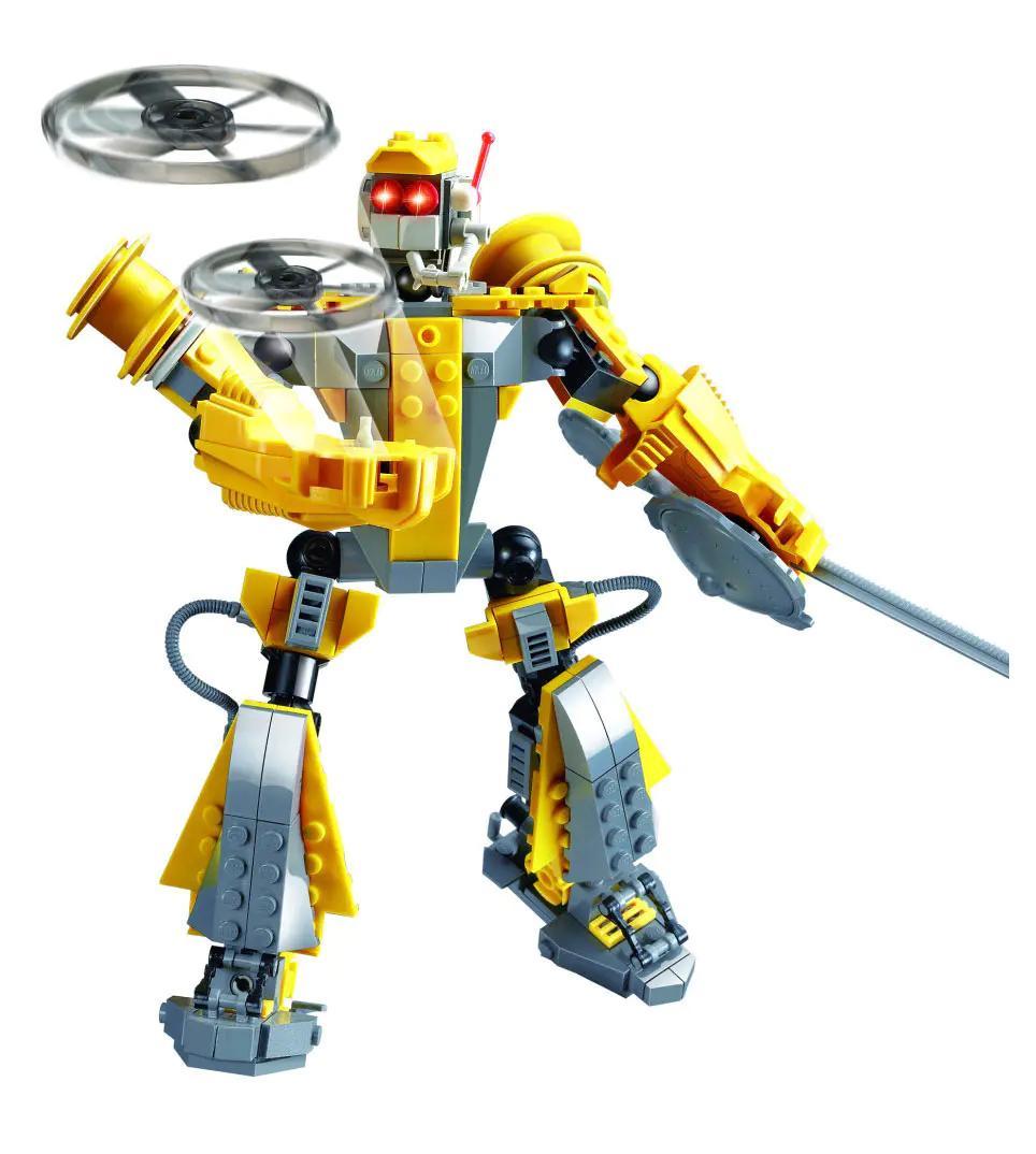 Robot Rồng Xoay KAZI KY88002-1 215 Mảnh - Đồ chơi lắp ghép cho bé trai 5 tuổi