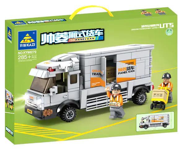 Hộp bộ lắp ghép Xe Tải Thùng Shuailing KAZI KY98270, đồ chơi mô hình cho bé trai 6 tuổi, giá tốt