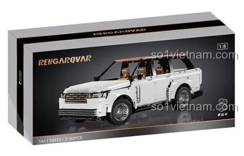Hộp sản phẩm bộ lắp ghép KBOX 10512 Land Rover Range Rover, 3180 mảnh ghép, tỉ lệ 1:8. Đồ chơi xây dựng xe SUV cho con trai 14 tuổi, giá tiết kiệm, chất lượng đảm bảo.