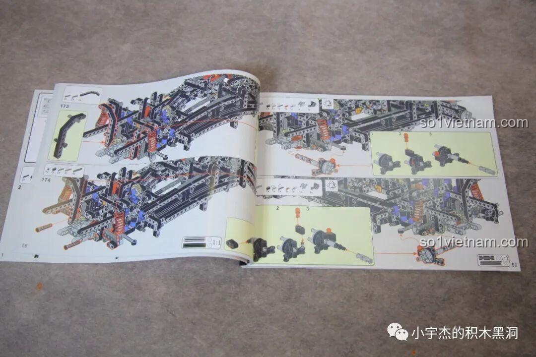 Trang bên trong sách hướng dẫn lắp ráp KBOX 10512 Land Rover Range Rover, các bước được in rõ ràng.