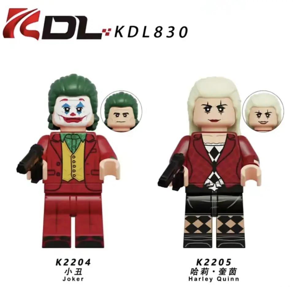 Bộ đồ chơi Joker KDL830, đồ chơi mô hình Harley Quinn KDL, bộ lắp ghép Nhân vật Joker, đồ chơi xếp hình Nhân vật Harley Quinn, giá rẻ cho bé trai 8 tuổi.