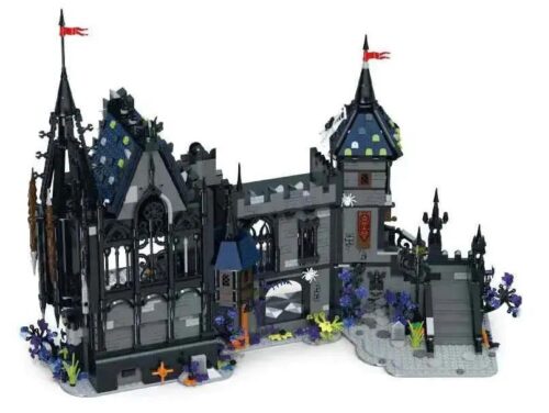 Bộ lắp ghép Lâu đài Dracula Keep My Specialty JD099 3007 chi tiết, mô hình kiến trúc Gothic huyền bí cho bé trai 8 tuổi, giá tốt.