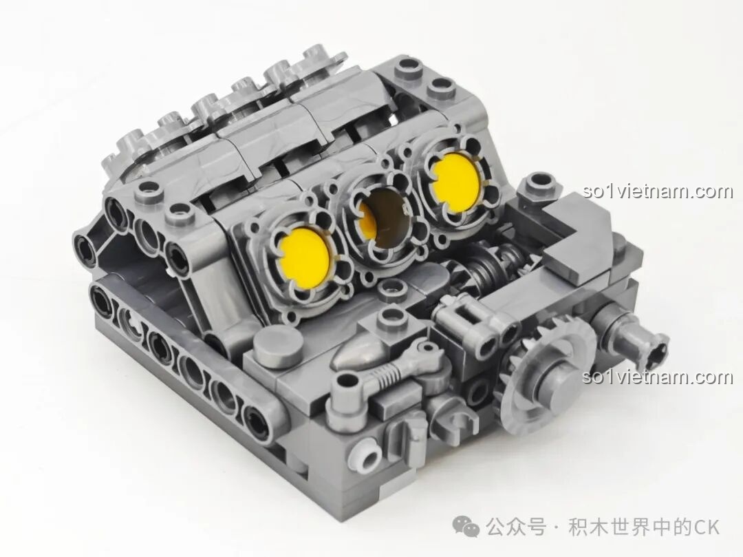 Lắp ráp chi tiết bên trong khoang lái xe tăng T-59 Keeppley 23023