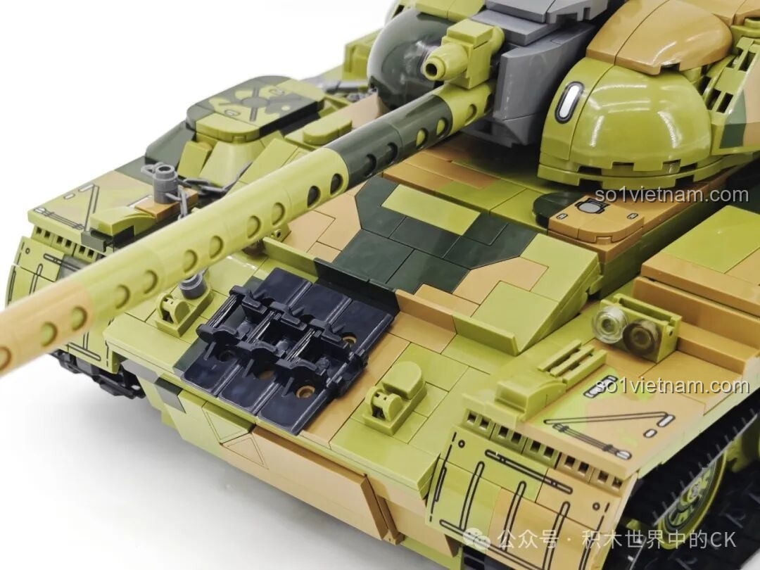 Lắp ráp chi tiết phần tháp pháo xe tăng T-59 Keeppley 23023