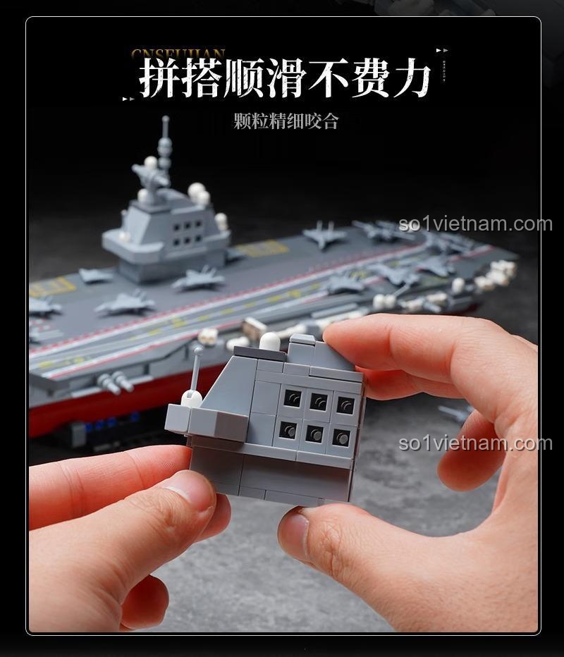 Thiết lập thang máy tàu sân bay Phúc Kiến Keeppley 23028