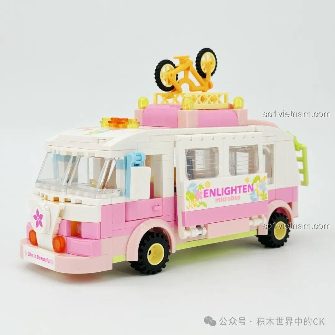 Tổng thể chiếc Xe Cắm Trại Keeppley 33019 đã hoàn thiện