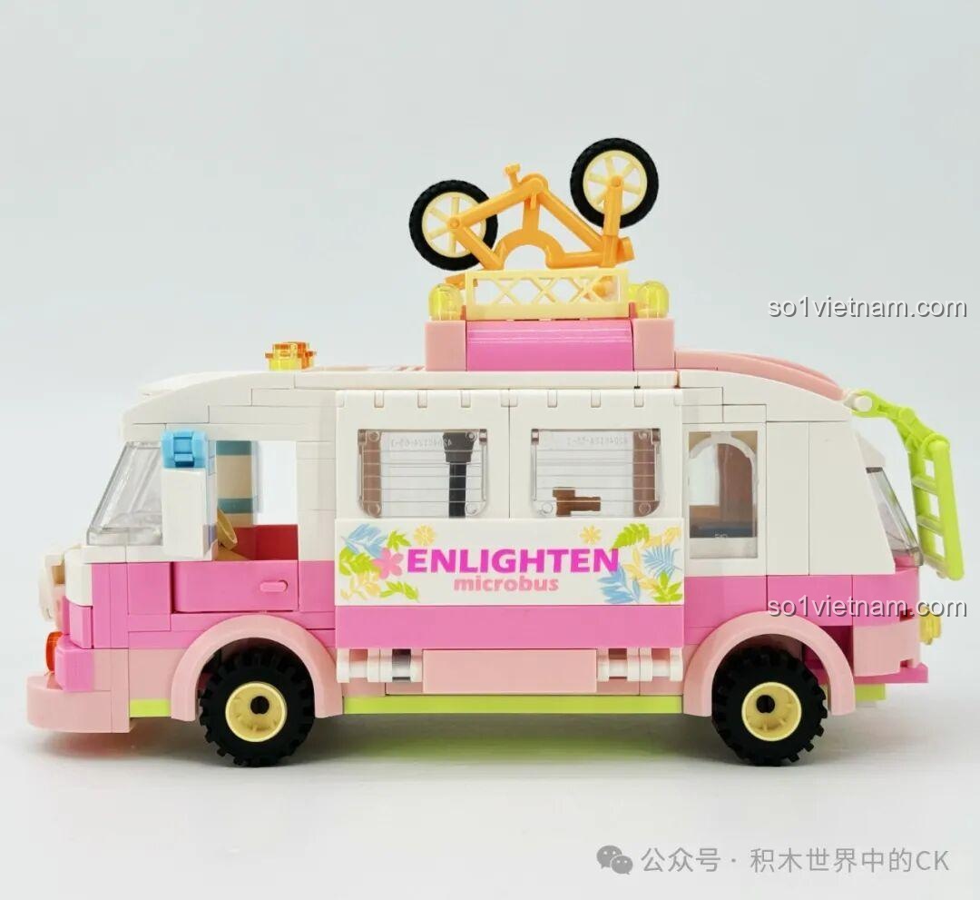 Tổng thể chiếc Xe Cắm Trại Keeppley 33019 đã hoàn thiện