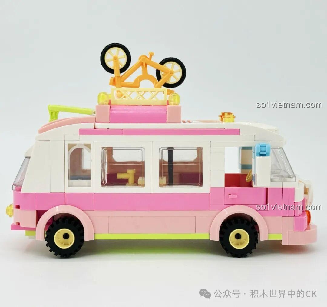 Tổng thể chiếc Xe Cắm Trại Keeppley 33019 đã hoàn thiện