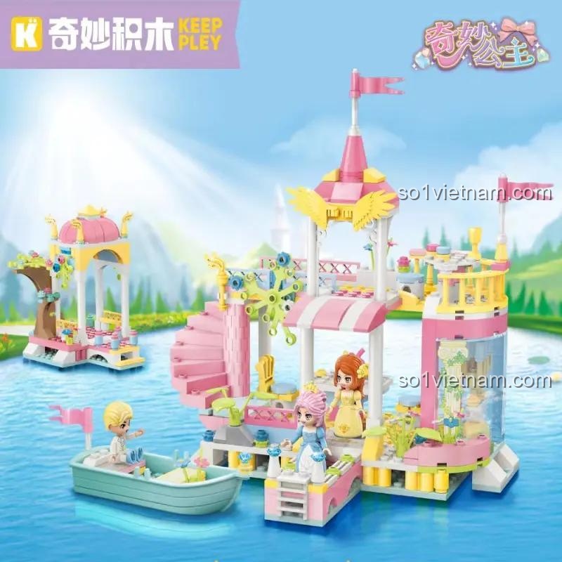 Keeppley 36013 Bộ đồ chơi Công chúa Du Hồ Ký Mô hình lắp ráp chi tiết cho bé gái 6 tuổi