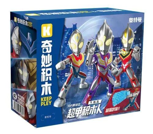 Hộp sản phẩm bộ lắp ghép Ultraman T.D.G Keeppley 75007