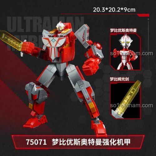 Mô hình Ultraman Mebius Giáp Cường Hóa Keeppley 75071 đã lắp ráp