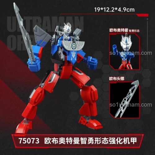 Mô hình Keeppley 75073 Ultraman Orb Origin Form Enhanced Armor đã lắp ráp