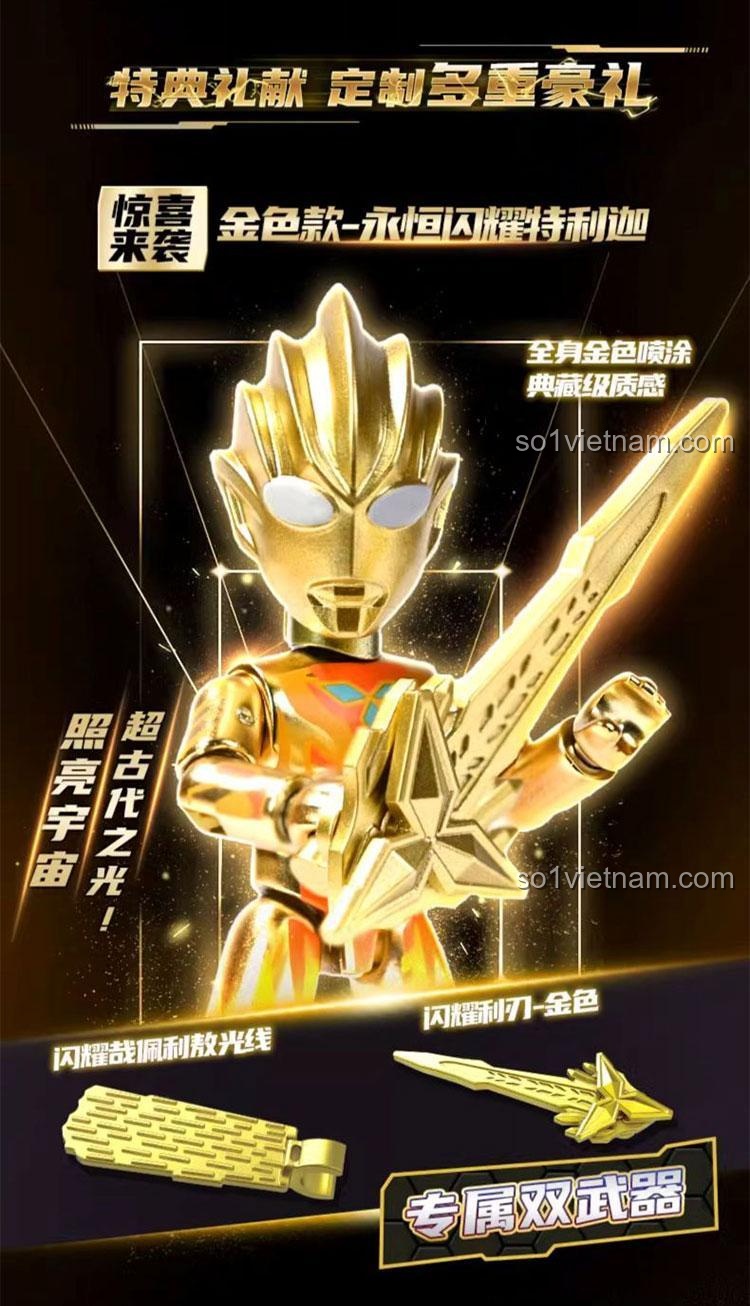 Các mô hình Ultraman và bối cảnh lắp ráp từ bộ Keeppley 75206