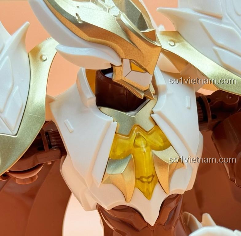 Mô hình Bạch Khởi - Tử Thần Trắng Keeppley 78014 với đôi cánh quạ đang đứng và vũ khí, đồ chơi lắp ráp cho bé trai 14 tuổi