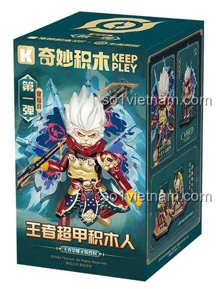 Tất cả các nhân vật đã lắp ráp từ bộ Keeppley 78016 Vương Giả Vinh Diệu: Siêu Giáp Nhân Vật Tinh Diệu - Đợt 1