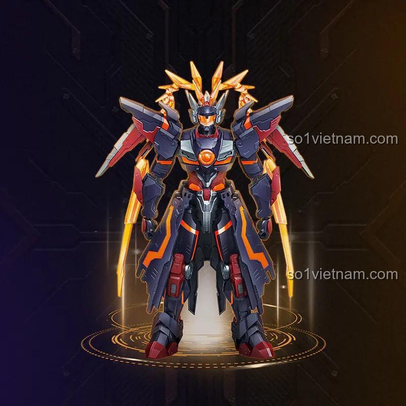 đồ chơi mô hình Robot Lữ Bố Vương Giả Vinh Diệu Keeppley 78031, mô hình lớn 23cm, phát triển tư duy