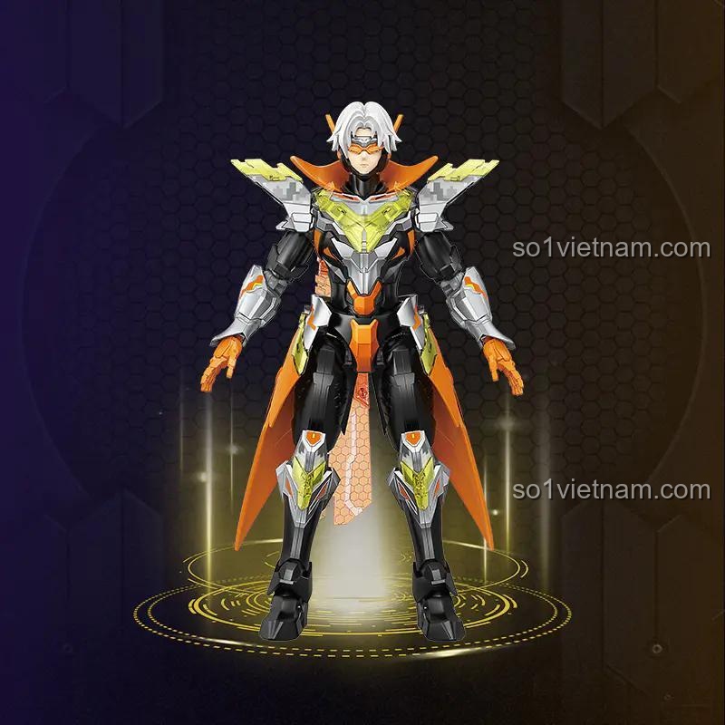 Mô hình Mecha Triệu Vân - Huy Hoàng Kỷ Nguyên (Vương Giả Vinh Diệu) Keeppley 78032 chất lượng cao, chi tiết tinh xảo cho bé trai 8 tuổi.