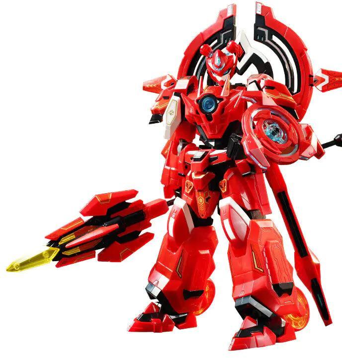 Robot Hỏa Liên Cơ Thần Keeppley 81008, bộ lắp ghép, đồ chơi mô hình, 223 chi tiết, màu đỏ, cho bé 6 tuổi