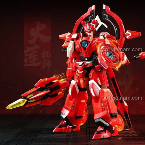 Robot Hỏa Liên Cơ Thần Keeppley 81008, bộ lắp ráp, đồ chơi robot, vũ khí đi kèm, cho bé trai 6 tuổi