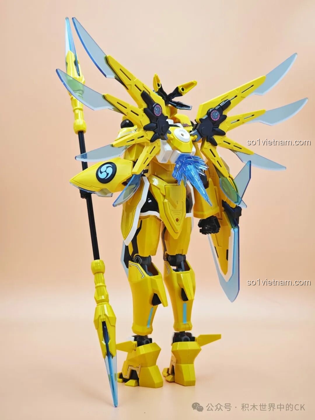 Cánh phía sau lưng của Keeppley 81010 Robot Lôi Điểu Cơ Thần.