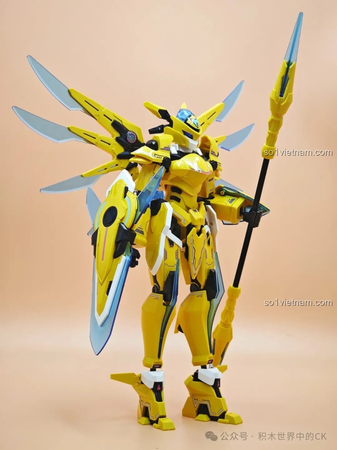 Phần đầu của Keeppley 81010 Robot Lôi Điểu Cơ Thần.