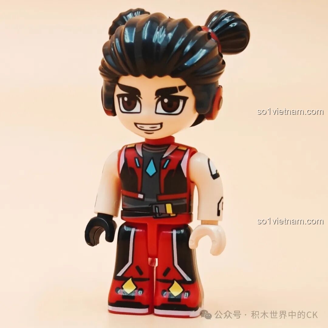 Cận cảnh chi tiết phần bánh xích của bộ Keeppley 81017 