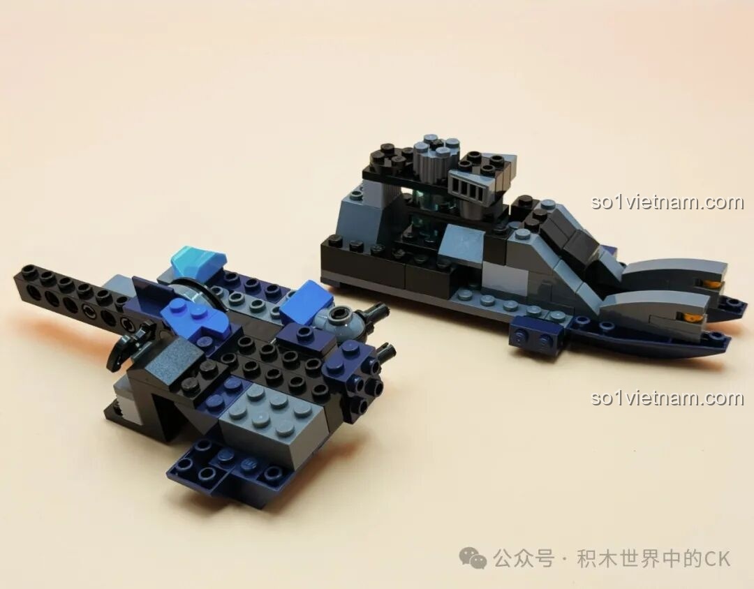 Lắp ráp phần đầu xe của bộ Keeppley 81017 